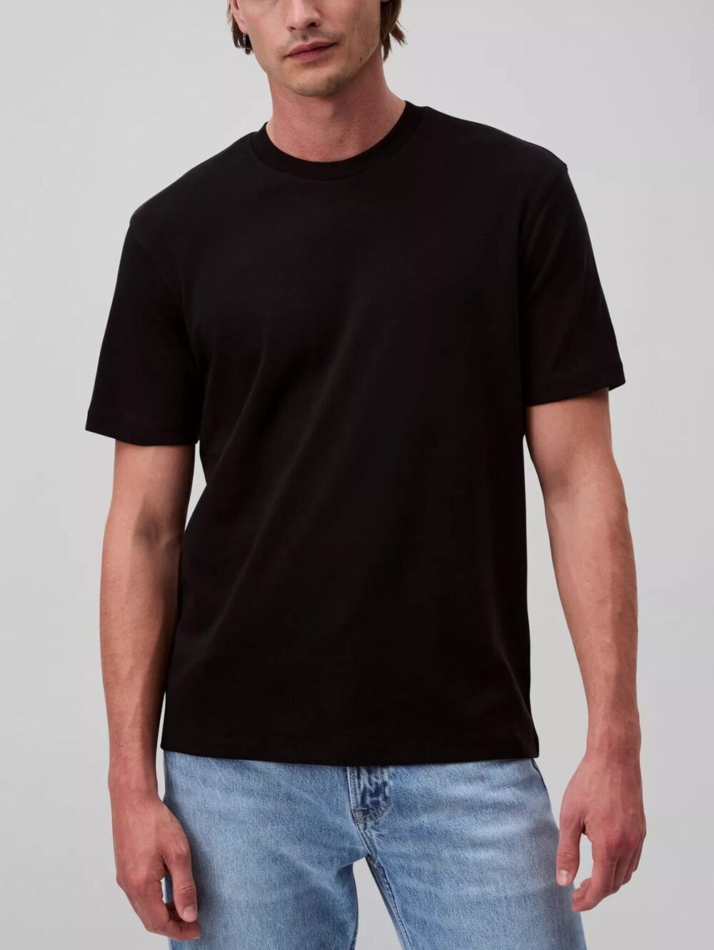 Calvin Klein Black Classic Crewneck Short Sleeve T-Shirt Size L